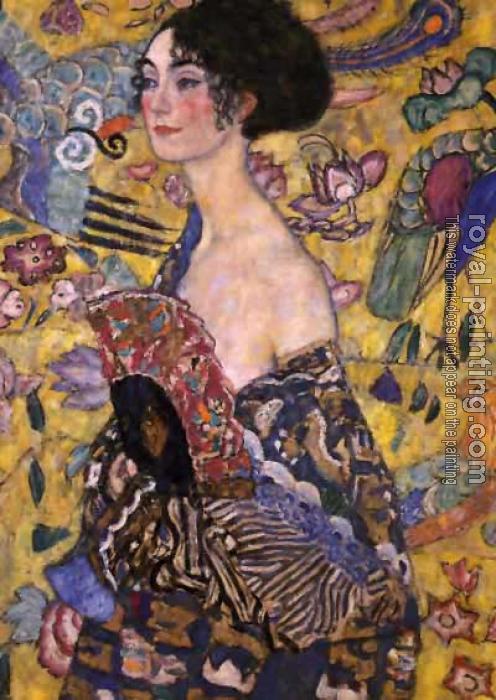 Gustav Klimt : Lady with Fan